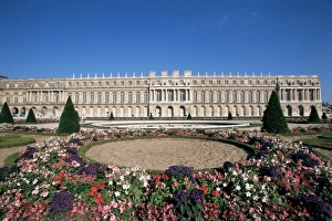 Versailles Prints: Parterre du Midi and the Chateau of Versailles, UNESCO World Heritage Site