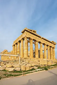 Athens Prints: The Parthenon, ancient temple dedicated to the goddess Athena, UNESCO, Athens, Greece