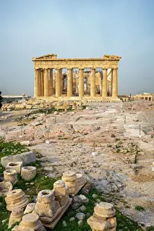 Athens Prints: The Parthenon, ancient temple dedicated to the goddess Athena, UNESCO, Athens, Greece