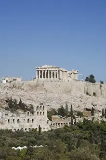 Athens Prints: The Parthenon temple and Acropolis, UNESCO World Heritage Site, Athens, Greece, Europe