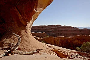 Rock Arch Prints: Partition Arch, Arches National Park, Utah, United States of America, North America