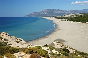 Asia Minor Prints: Patara beach, near Kalkan, Lycia, Antalya Province, Mediterranean Coast, Southwest Turkey