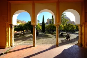 Cordoba Prints: Patio de los Naranjos, Mezquita Cathedral, UNESCO World Heritage Site, Cordoba, Andalucia