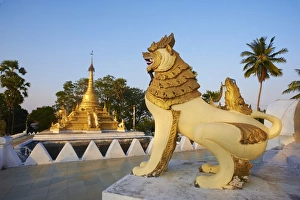 Paya, temple and monastery, Mawlamyine (Moulmein), Mon State, Myanmar (Burma), Asia