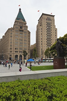 Finance Prints: The Peace Hotel and Old Bank of China buildings on the Bund
