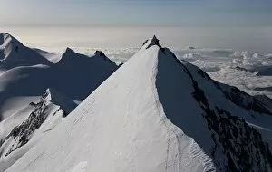 Peak Castore, in the Monte Rosa Massif, Italian Alps, Piedmont, Italy, Europe