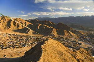 Peak of Victory and the town of Leh