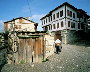 Anatolia Prints: Peasant woman in the street