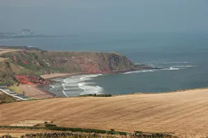 Berwickshire Prints: Pease Bay, East Coast, Berwickshire, Scotland, United Kingdom, Europe
