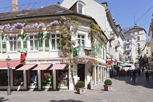 Baden Baden Prints: Pedestrian area, Baden-Baden, Black Forest, Baden-Wurttemberg, Germany, Europe