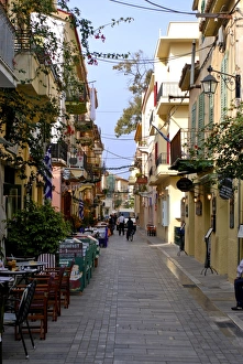 Cafx221a Prints: Pedestrian zone of Nafplio, Peloponnese, Greece, Europe