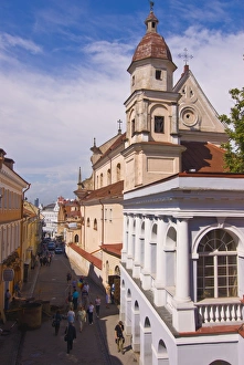 Vilnius Prints: Pedestrian zone of Vilnius, Lithuania, Baltic States, Europe