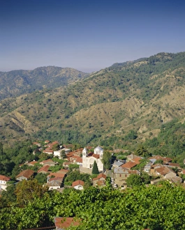 Pedoulas Prints: Pedoulas, Troodos Mountains, Cyprus, Europe