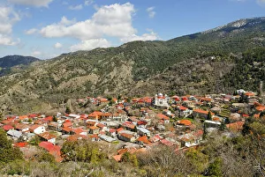 Weekend Getaway Prints: Pedoulas, village in the Troodos Mountain, Cyprus, Eastern Mediterranean Sea, Europe