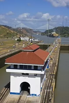 Images Dated 1st March 2008: Pedro Miguel Locks, Panama Canal, Panama, Central America