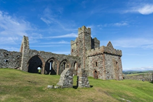 11th Century Prints: Peel Castle, Peel, Isle of Man, United Kingdom, Europe