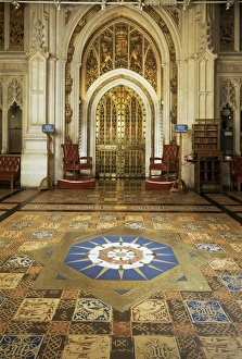 Lobby Prints: Peers lobby, House of Lords, Houses of Parliament, Westminster, London