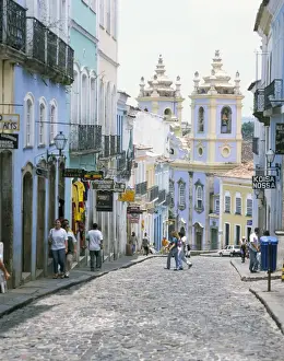 Salvador Prints: Pelhourinho, Salvador de Bahia, UNESCO World Heritage Site, Bahia, Brazil, South America