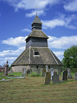 Church Yard Prints: Pembridge detached belfry, Pembridge, Herefordshire, England, United Kingdom, Europe