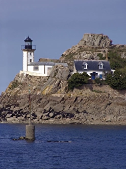 Head Land Prints: Pen al Lann point (Pointe de Pen-al-lann) lighthouse, Carentec, Finistere