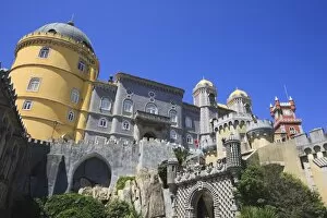 Images Dated 12th August 2008: Pena National Palace, Sintra, UNESCO World Heritage Site, Portugal, Europe