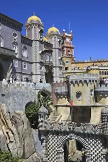Images Dated 12th August 2008: Pena National Palace, Sintra, UNESCO World Heritage Site, Portugal, Europe