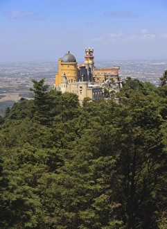 Images Dated 12th August 2008: Pena National Palace, UNESCO World Heritage Site, Sintra, Portugal, Europe