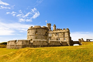 Falmouth Prints: Pendents Castle, Falmouth, Cornwall, England, United Kingdom, Europe
