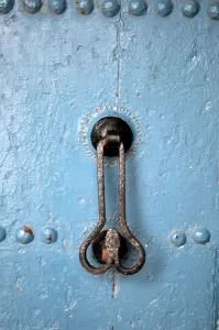 Doors Prints: Penis-shaped knocker, Azemmour, Morocco, North Africa, Africa