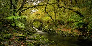Ancient Rome Prints: Penmachno Roman Bridge, Snowdonia, Wales, United Kingdom, Europe