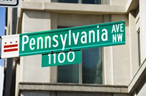 Washington Dc Prints: Pennsylvania Avenue, Washington D