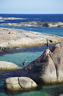 People at Elephant Rocks, Denmark, Western Australia, Australia, Pacific