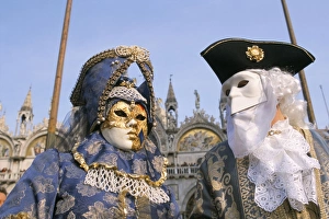 Disguise Prints: People in masks and costume