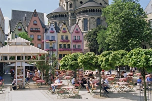 People in square