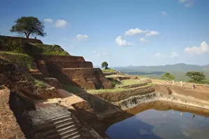 Stereotypical Prints: People at summit of Sigiriya, UNESCO World Heritage Site