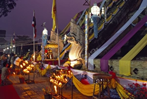 Celebrate Prints: People worshipping during Buddhist festival