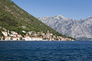 Adriatic Sea Prints: Perast, Bay of Kotor, UNESCO World Heritage Site, Montenegro, Europe