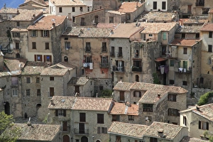 Perched medieval village of Peille, Alpes-Maritimes, Cote d Azur, French Riviera