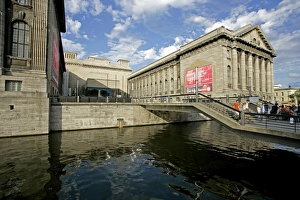 River Spree Prints: Pergamon Museum, River Spree, Berlin, Germany, Europe
