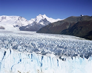 El Calafate Prints: Perito Moreno glacier and Andes mountains, Parque Nacional Los Glaciares