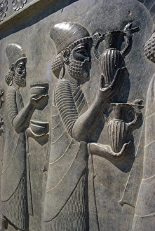 Relief Prints: Persepolis, UNESCO World Heritage Site, Iran, Middle East