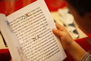 Images Dated 9th April 2009: Pessah Haggada reading, Paris, France, Europe