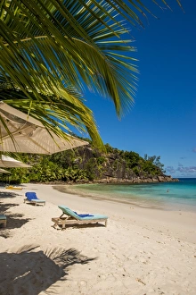 Republic Of Seychelles Prints: Petit Anse Beach, Mahe, Republic of Seychelles, Indian Ocean, Africa