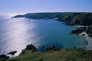Guernsey Prints: Petit Bot Bay, Guernsey, Channel Islands, UK, Europe