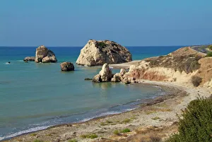 Images Dated 25th September 2006: Petra tou Romiou, Aphrodites Rock, UNESCO World Heritage Site, near Paphos