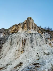 Oaxaca Prints: Petrified Waterfall at dusk, Hierve el Agua, San Lorenzo Albarradas, Oaxaca State, Mexico