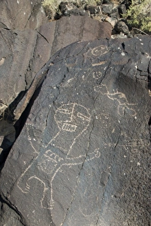 Petroglyph National Monument, New Mexico, United States of America, North America