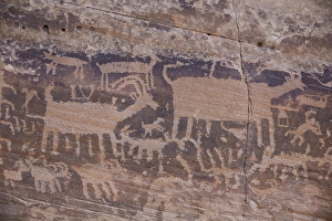Gold Butte Prints: Petroglyphs on the Kohta Circus petroglyph panel