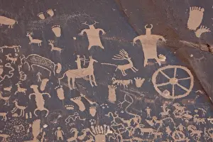 Rock Art Prints: Petroglyphs on Newspaper Rock, Newspaper Rock Recreation Area