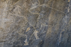 Rock Art Prints: Petroglyphs, Qobustan, UNESCO World Heritage Site, Azerbaijan, Central Asia, Asia